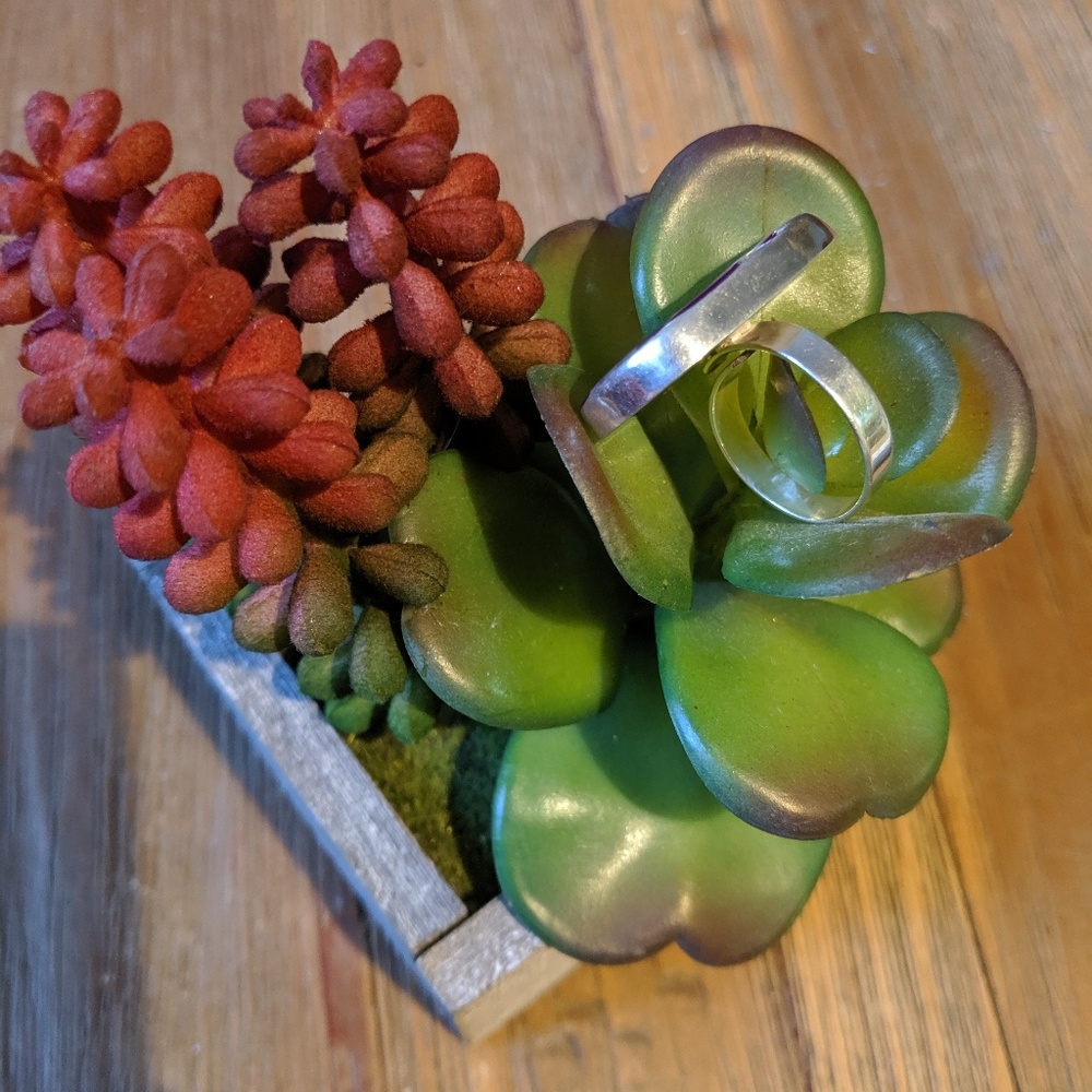 🥀🥀Silver ring - Picture 3 of 4